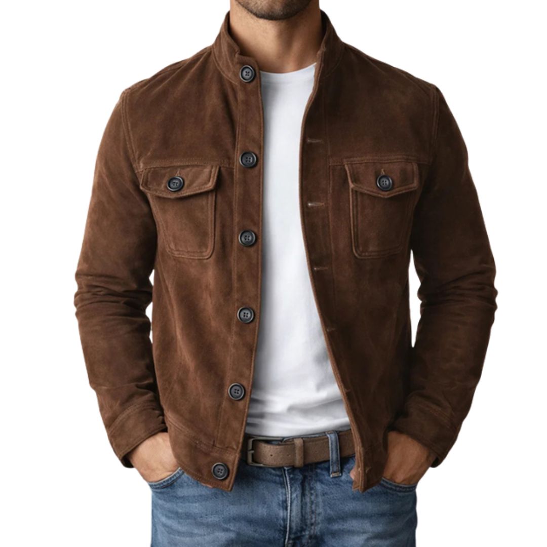 Leñador - Chaqueta de ante moderna