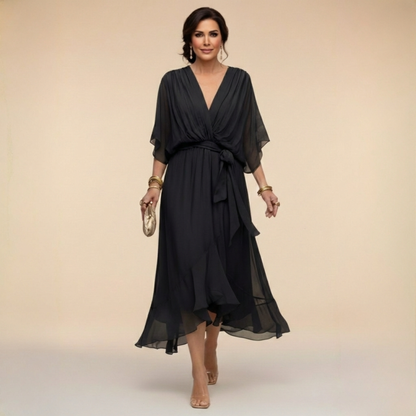 Monica - Vestido Cinto en V