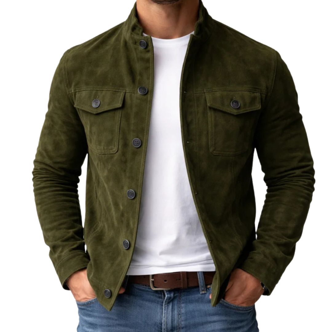 Leñador - Chaqueta de ante moderna