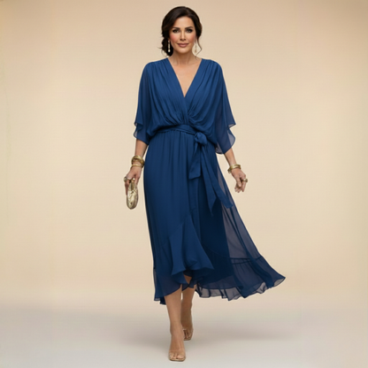 Monica - Vestido Cinto en V