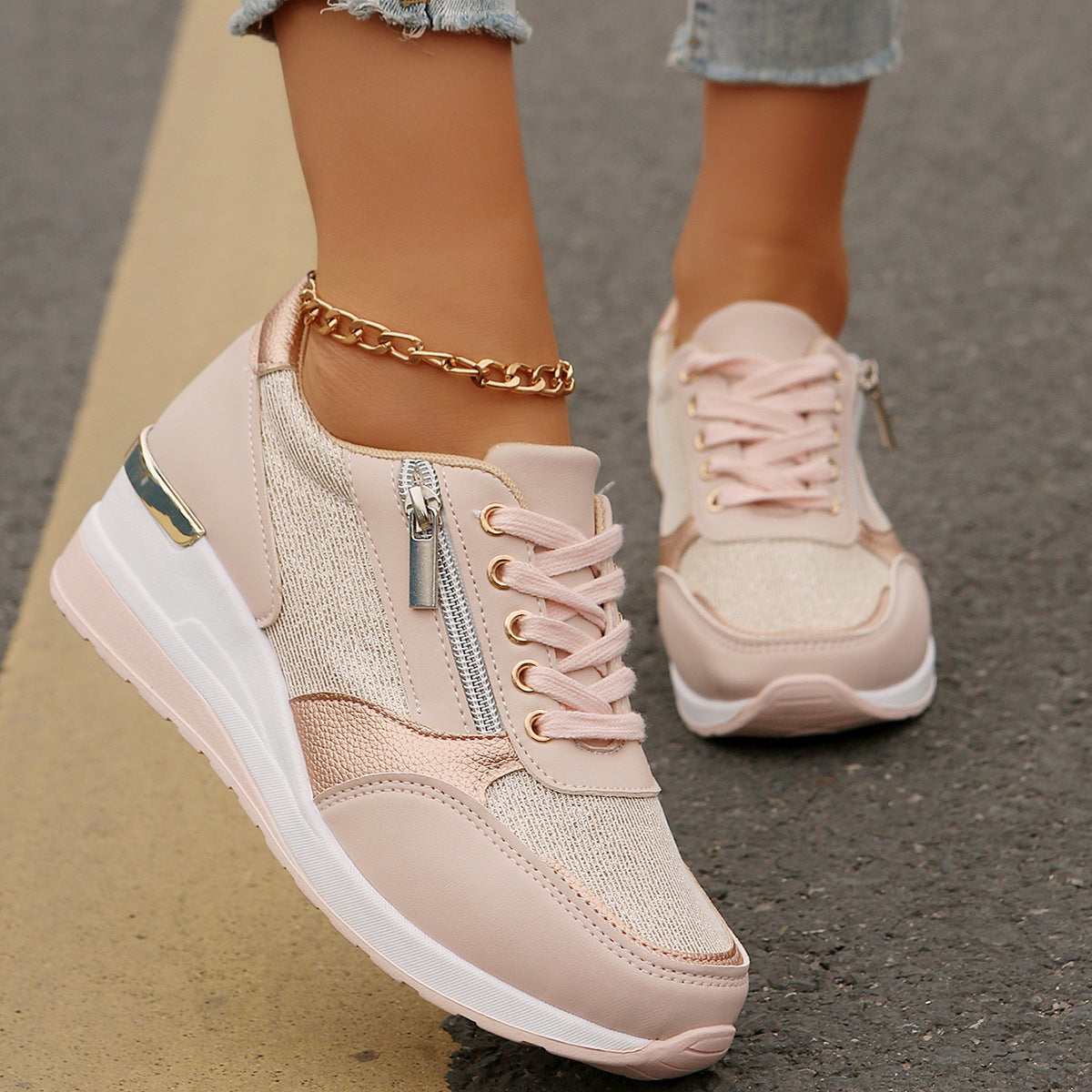Novas - Sneakers Ortopédicas Cremallera
